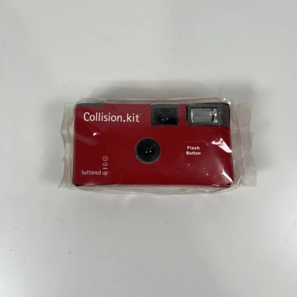 VINTAGE Collision.Kit Disposable Camera 12 Exposures‎ New & Sealed